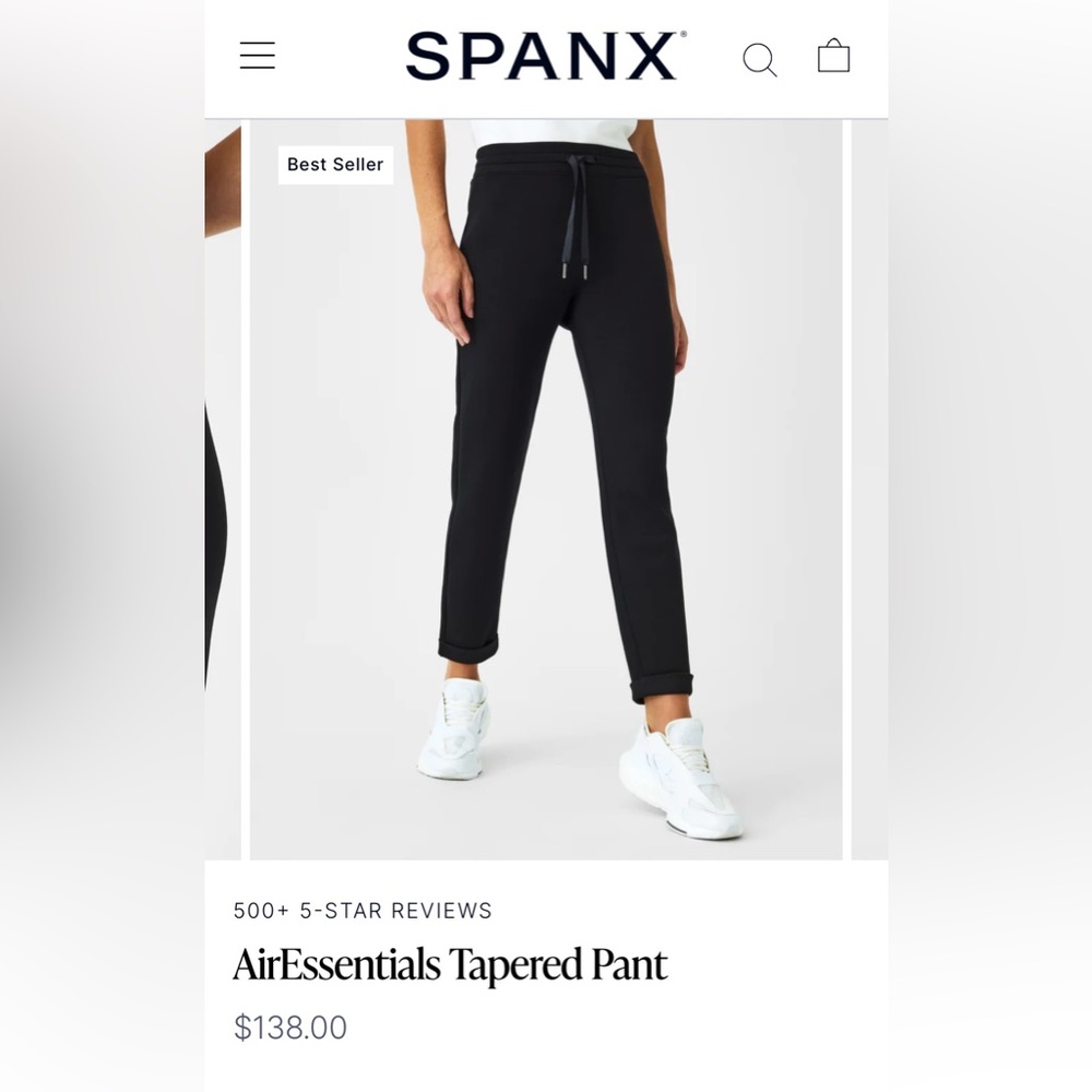SPANX AIR ESSENTIALS TAPERED PANT 🖤